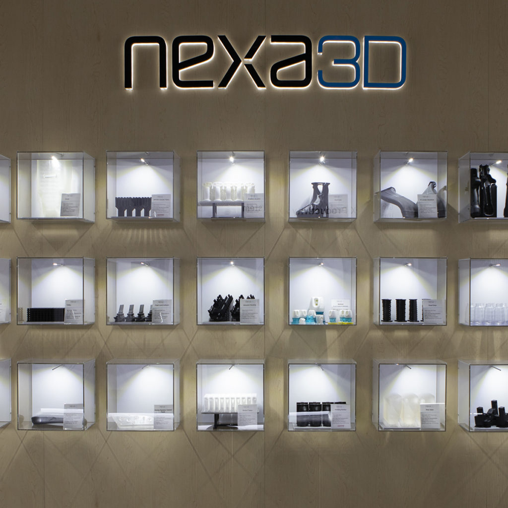 Nexa3D Customer Experience Showroom Sample Parts