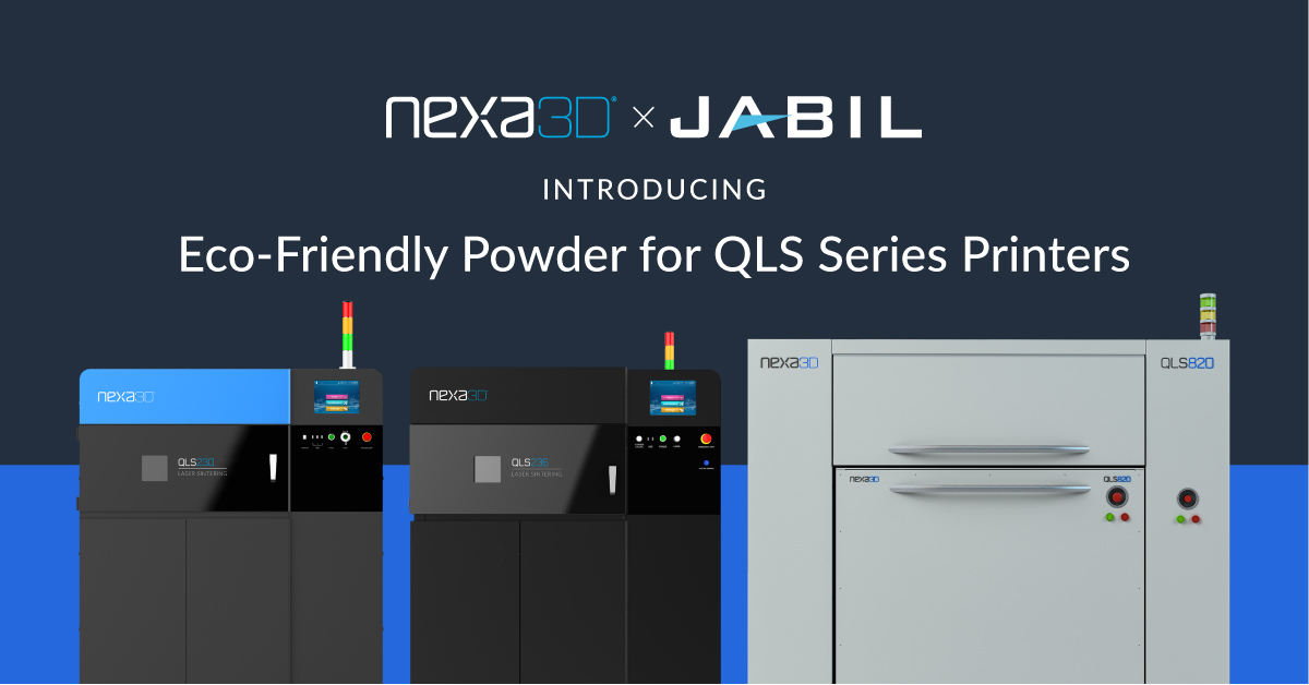 Nexa3D Expands its Eco-Friendly Materials by Adding Jabil PK 5000 to its SLS Powder Portfolio