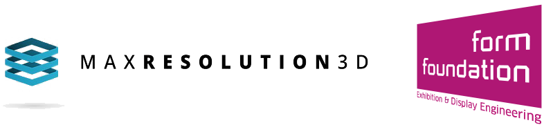 MaxResolution3D and Formfoundation Logos