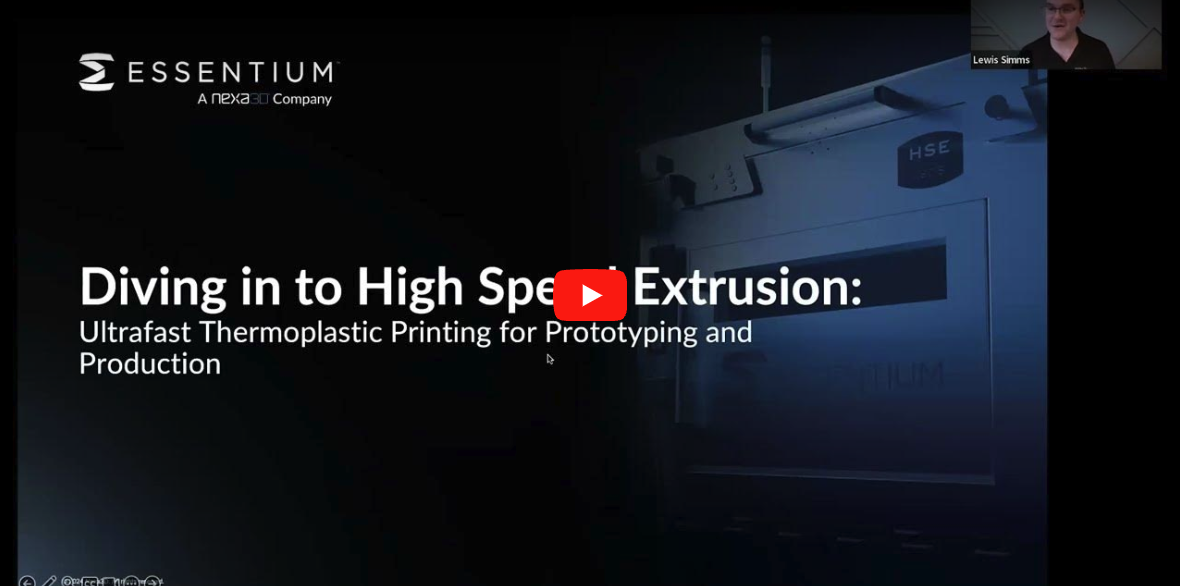 Introducing Ultrafast Thermoplastic Printing for Prototyping and Production
