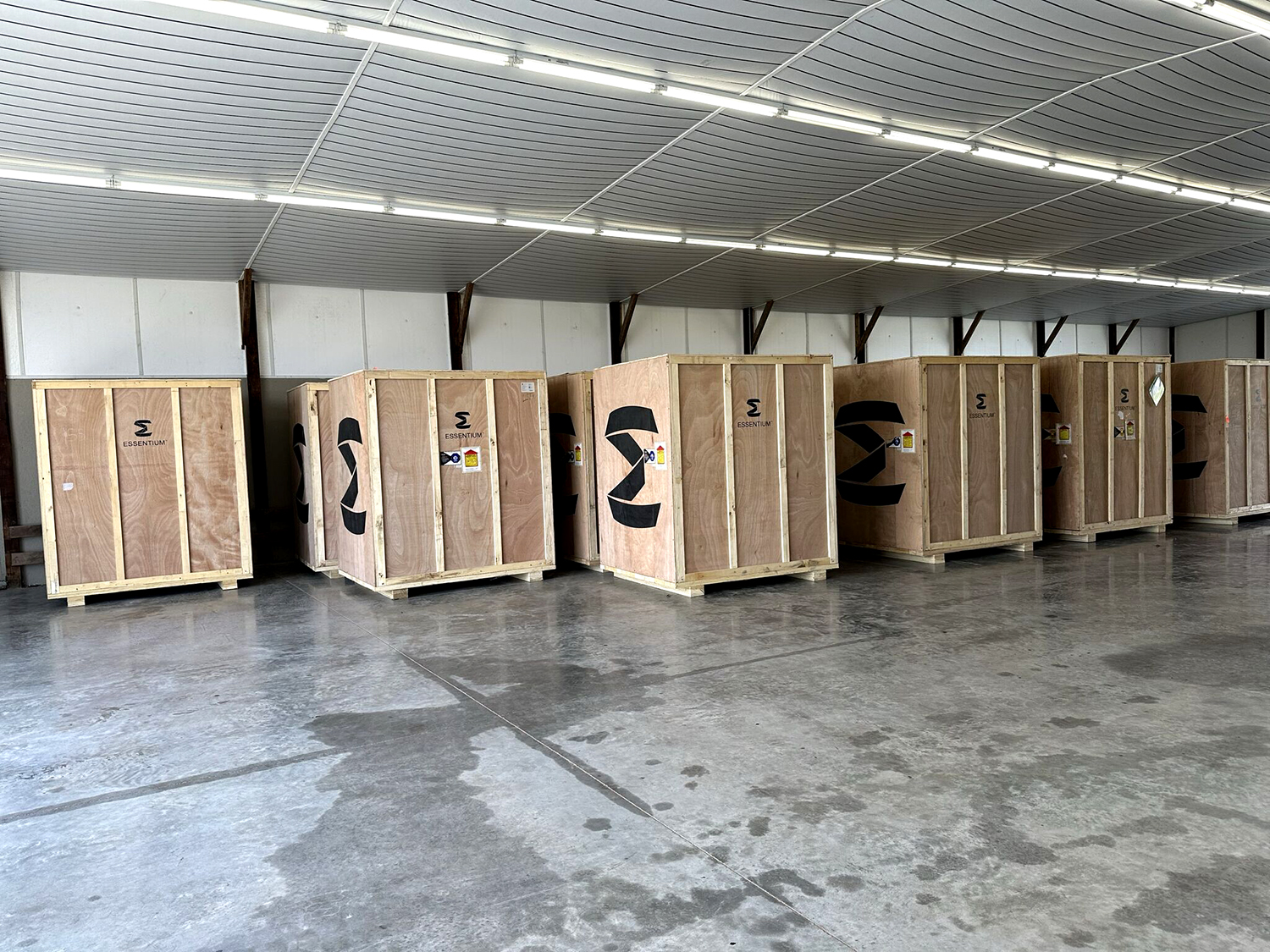 KVG warehouse full of HSE 3D printers